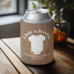 A Baby is Brewing - Gender Neutral Shower Favour Can Cooler