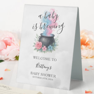 A Baby Is Brewing Gender Reveal Welcome