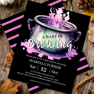 A Baby is Brewing Halloween Baby Shower