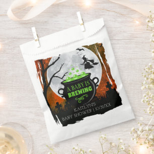 A Baby Is Brewing Halloween Baby Shower Favour Bags