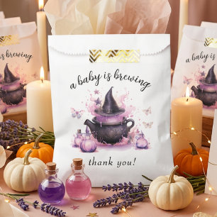 A Baby Is Brewing Halloween Baby Shower Favour Bags