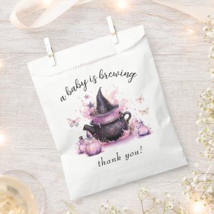 A Baby Is Brewing Halloween Baby Shower Favour Bags