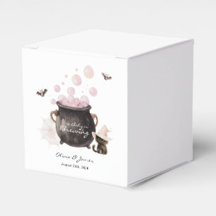 A Baby is Brewing Halloween Baby Shower Favour Box