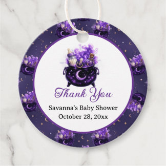 A Baby Is Brewing Halloween Baby Shower Favour Tag
