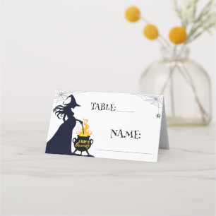 A Baby Is Brewing Halloween Baby Shower Table Place Card