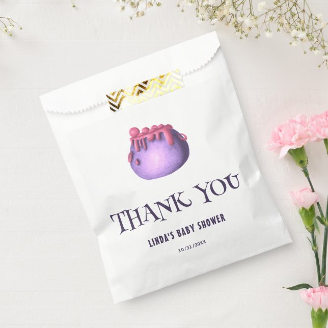 A Baby is Brewing Halloween Baby Shower Thank You Favour Bags (Sealed)