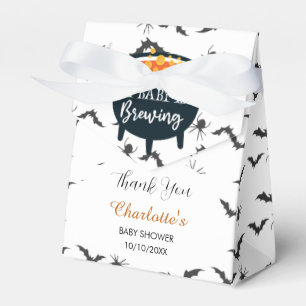A Baby Is Brewing Halloween Witch Baby Shower Favour Box