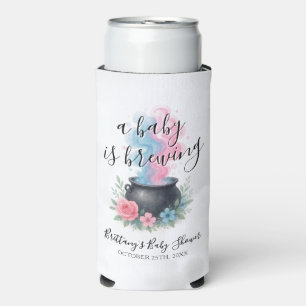 A Baby Is Brewing He or She Cauldron Seltzer Can Cooler
