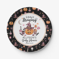 A Baby Is Brewing Jack-O-Lantern Halloween Shower