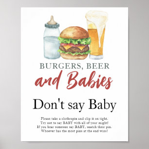 A baby is brewing milk Don't say baby  Poster