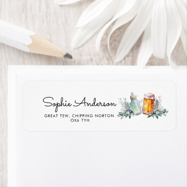 A Baby Is Brewing Modern Baby Shower  (Insitu)