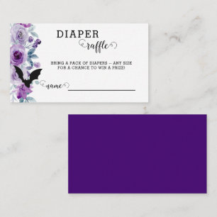 A Baby is Brewing October Baby Diaper Raffle Card