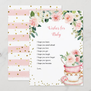 A Baby is Brewing Tea Party Baby Shower Card