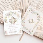 A Baby is Brewing Wildflower Tea Party Baby Shower Invitation<br><div class="desc">At the heart of this design lies a charming teapot,  gracefully adorned with soft and delicate pastel wildflowers in hues of pink,  blush,  lavender,  yellow,  and blue. This exquisite motif is complemented by the flutter of pretty butterflies,  adding a touch of whimsy.</div>