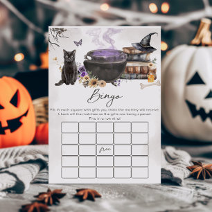 A Baby is Brewing Witch Bingo Game