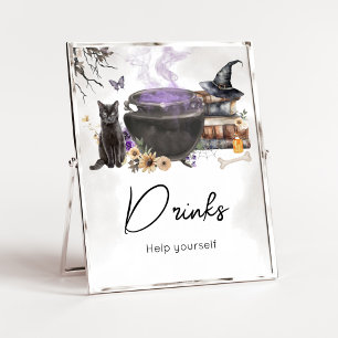 A Baby is Brewing Witch Drinks Sign