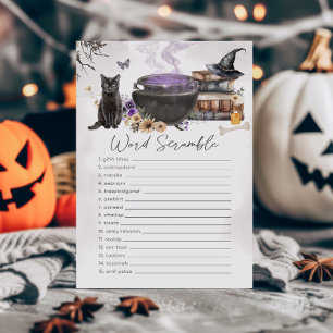 A Baby is Brewing Witch Word Scramble Game