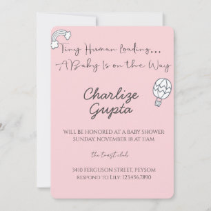 A Baby Is on the Way Baby Shower Invitation