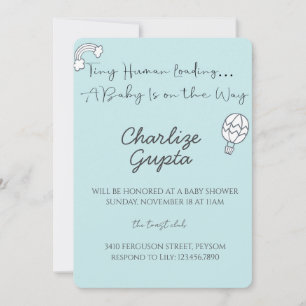 A Baby Is on the Way Baby Shower Invitation