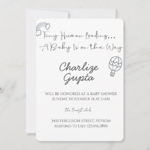 A Baby Is on the Way Baby Shower Invitation
