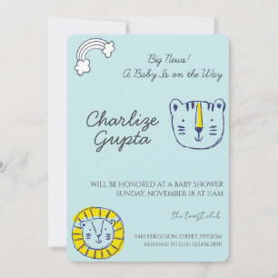 A Baby Is on the Way Baby Shower Invitation