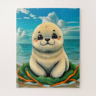 A baby seal children's jigsaw puzzle