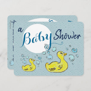 A Baby Shower Ducks Invitation
