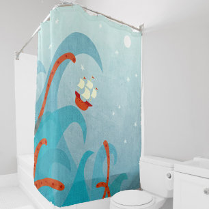 A Bad Day for Sailors Shower Curtain