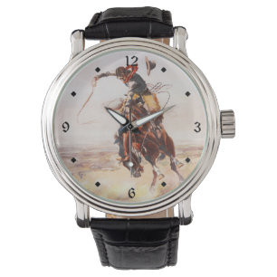 A Bad Hoss Charles Russell Fine Art Watch