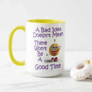 A Bad Idea Giant Coffee Mug