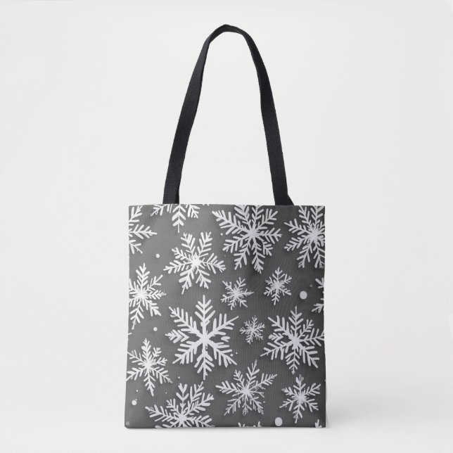 a bag with a snowflake pattern (Front)