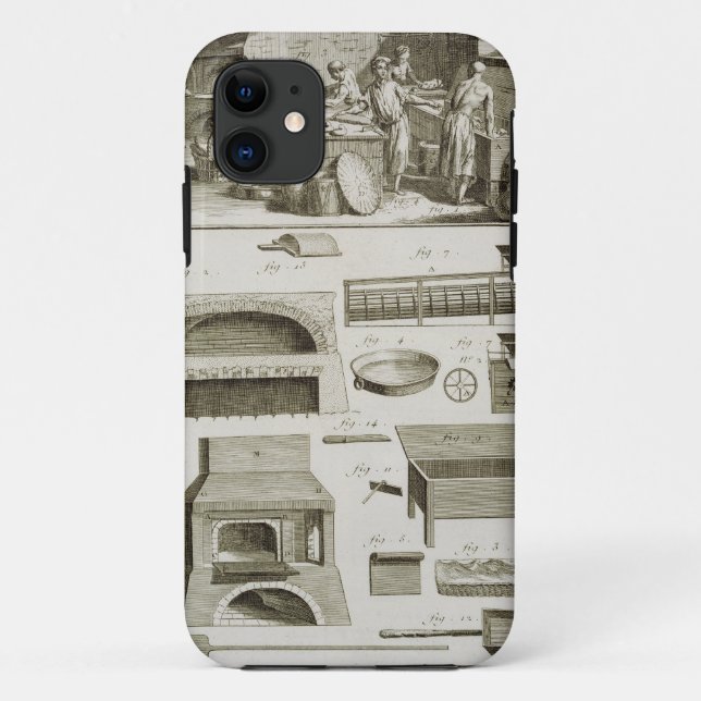 A bakery and baking equipment, from the 'Encyclope Case-Mate iPhone Case (Back)