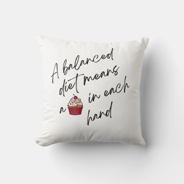 A BALANCED DIET CUSHION (Front)