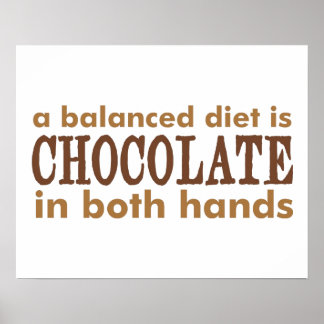 A Balanced Diet is... Poster