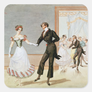 A Ball Square Sticker