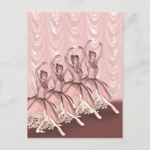 A ballerina  card