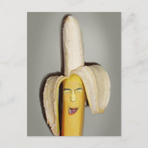 A Banana Splitting Headache Postcard