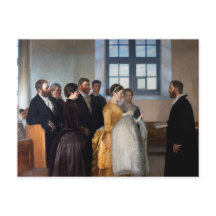 A Baptism Canvas Print
