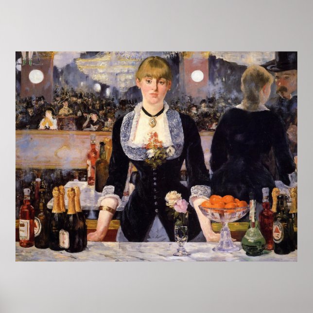 A Bar at Folies-Bergère Poster (Front)