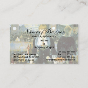 A Bar at the Folies-Bergere by Edouard Manet Business Card