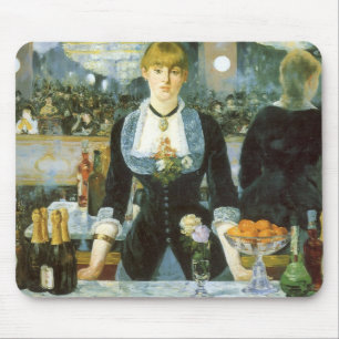 A Bar at the Folies Bergere by Edouard Manet Mouse Mat