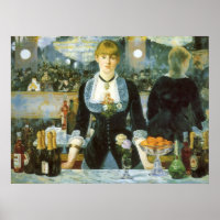 A Bar at the Folies Bergere by Edouard Manet