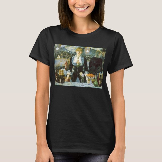 A Bar at the Folies Bergere by Edouard Manet T-Shirt (Front)