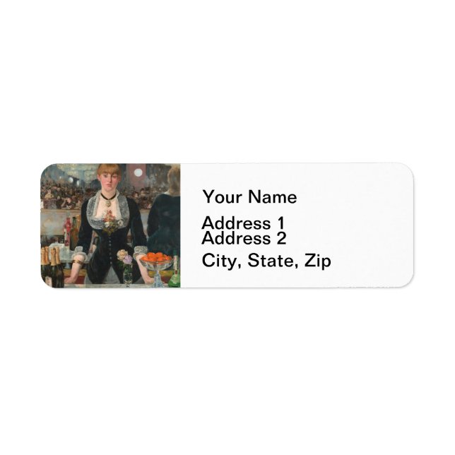 A Bar at the Folies-Bergère Edouard Manet (Front)