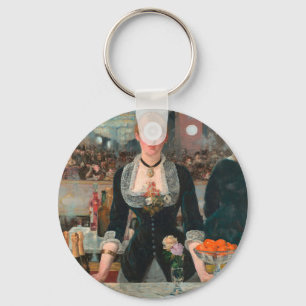 A Bar at the Folies-Bergère Edouard Manet Key Ring