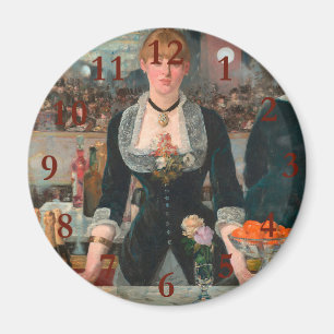 A Bar at the Folies-Bergère Edouard Manet Magnet