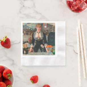 A Bar at the Folies-Bergère Edouard Manet Napkin