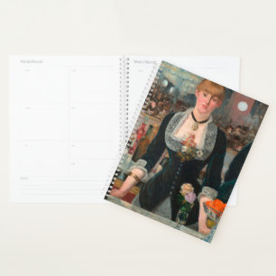 A Bar at the Folies-Bergère Edouard Manet Planner