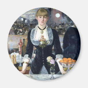 A Bar At The Folies Bergere Magnet