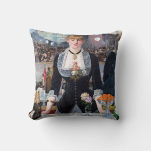 A Bar at the Folies-Bergere, Manet Cushion